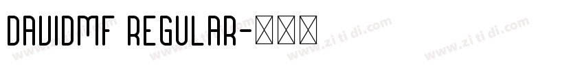 DavidMF Regular字体转换